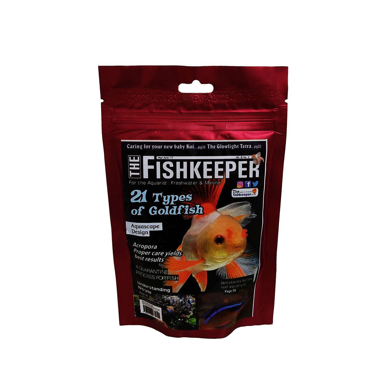 غذای ماهی فیش کیپر مدل Goldfish کد 01 وزن 140 گرم