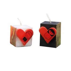 شمع دست ساز مدل 06 مجموعه دو عددی