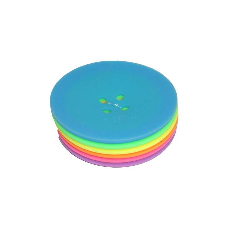 زیر لیوانی مدل دکمه ای کد IL1239 بسته 6 عددی