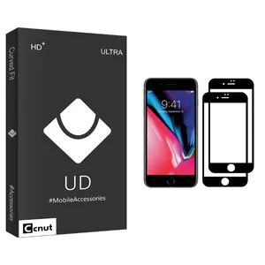Coconut UD Black Screen Protector For Apple iPhone 8 Plus Pack Of 2