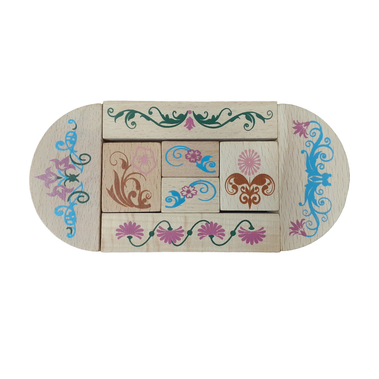 مهر مدل گل کد 47 مجموعه 8 عددی