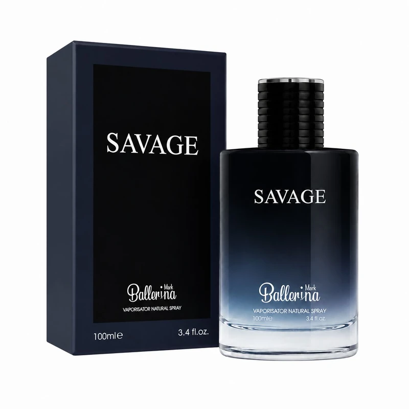 ادو پرفیوم مردانه بالرینا مدل Savage با رایحه تلخ حجم 100 میلی لیتر