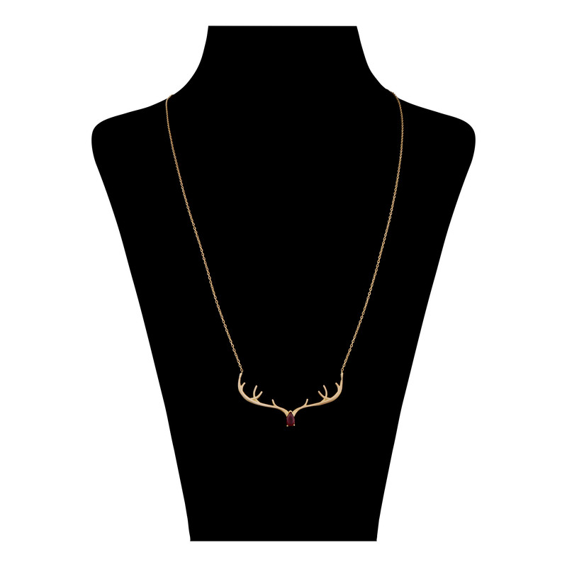 گردنبند طلا 18 عیار زنانه تاج مدل A726