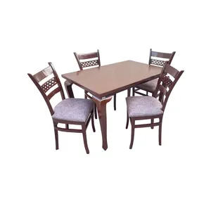 میز و صندلی ناهارخوری چهار نفره گالری والریان مدل Zanburi-3204