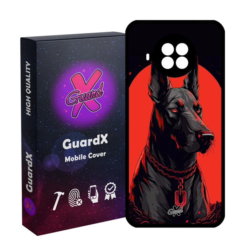 کاور گارد ایکس طرح سگ مدل Glass10621 مناسب برای گوشی موبایل شیائومی  MI 10T Lite/Redmi Note 9 Pro 5G/10I 5G