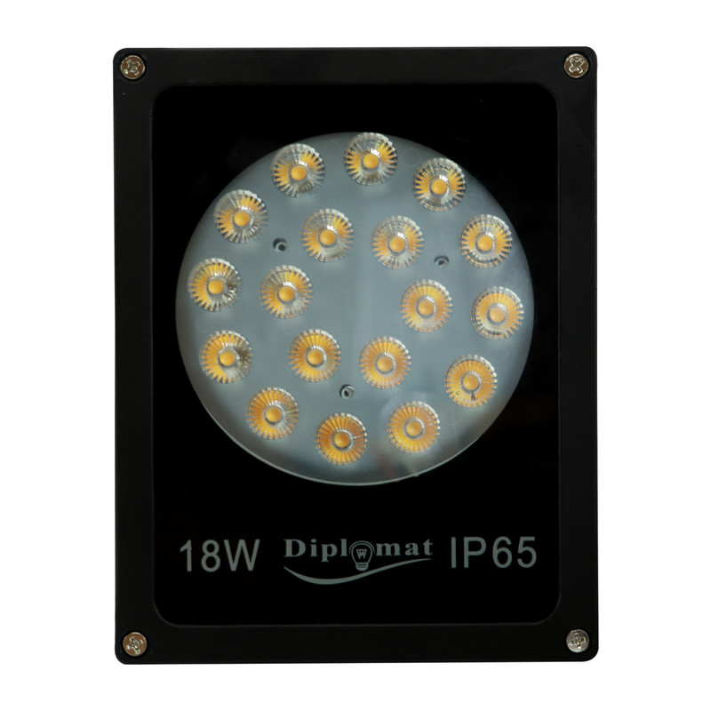 پروژکتور 18 وات دیپلمات کد IP65 مدل فلت