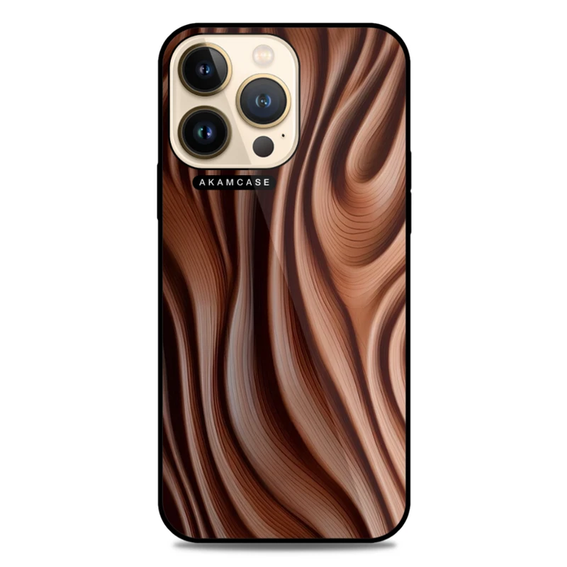کاور آکام مدل AMC-WA13PRO-WOOD-6 مناسب برای گوشی موبایل اپل iPhone 13 Pro