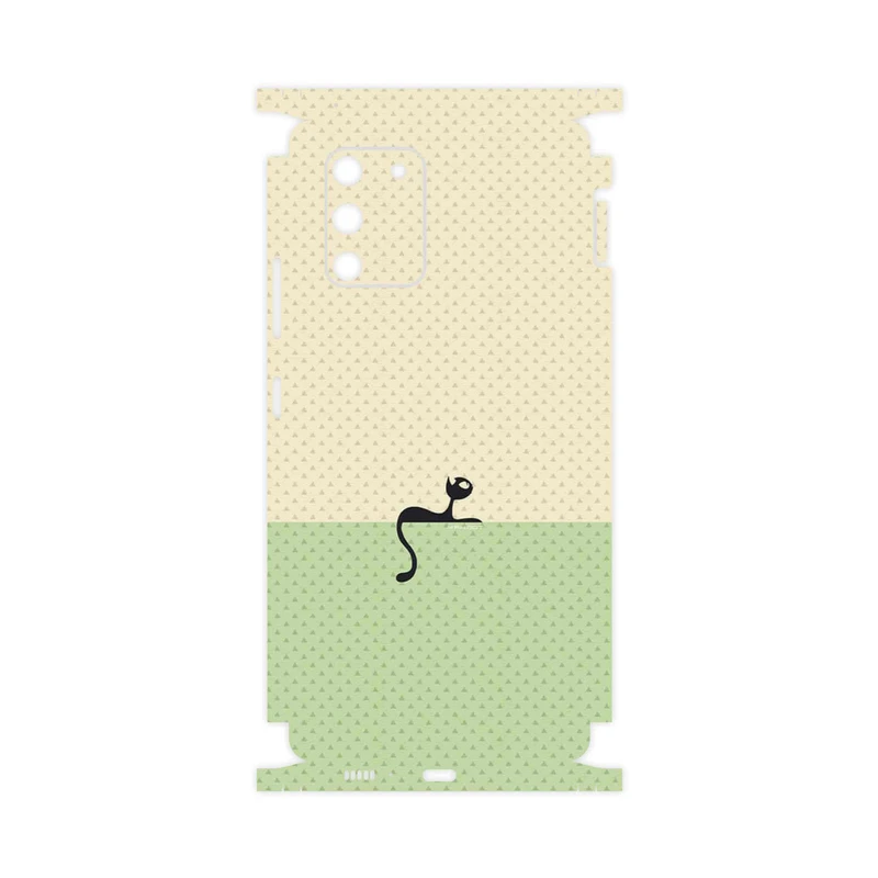برچسب پوششی ماهوت مدل Minimal Internet Cat Icon-FullSkin مناسب برای گوشی موبایل سامسونگ Galaxy S10 Lite