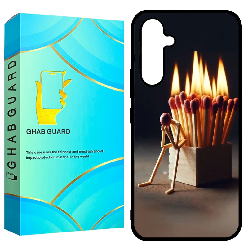 کاور قاب گارد طرح کبریت مدل GCHPA54 مناسب برای گوشی موبایل سامسونگ  Galaxy A54 5G