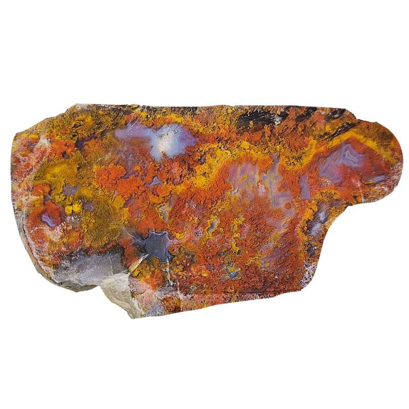 سنگ راف عقیق مدل فانتزی رنگی n12