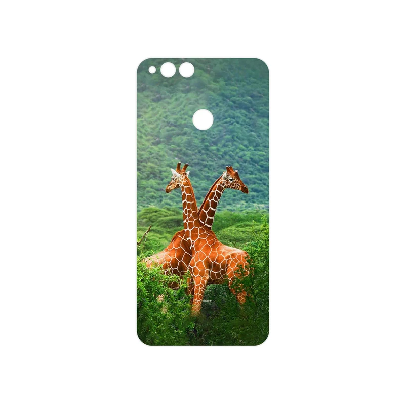برچسب پوششی ماهوت مدل Giraffe مناسب برای گوشی موبایل آنر 7X