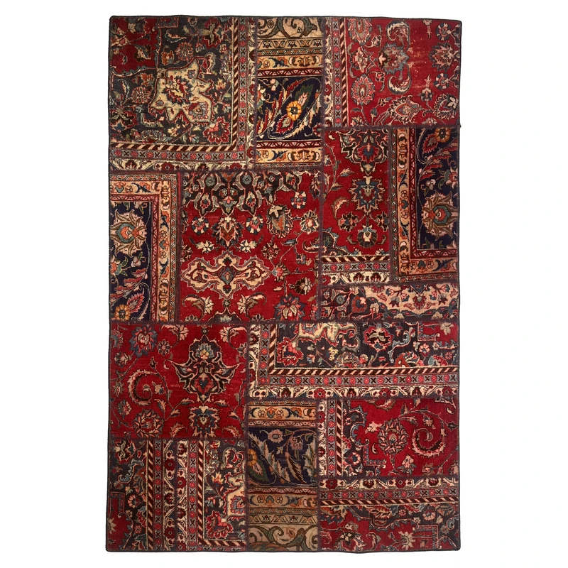 کلاژ فرش دستباف 3 متری مدل  فارس کد NKP.RJ114