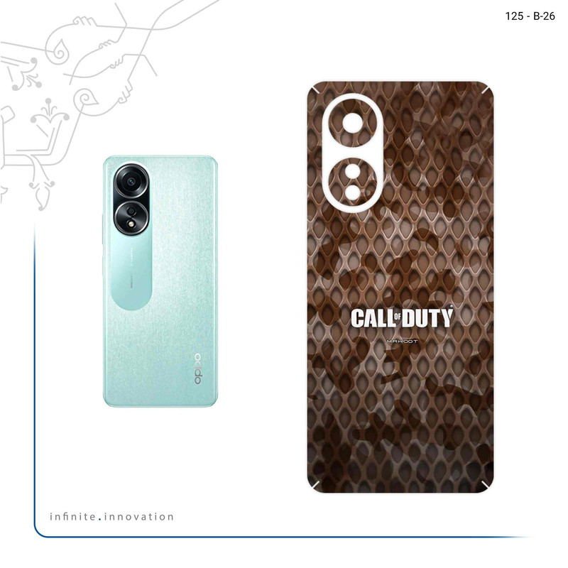 برچسب پوششی ماهوت مدل Call_of_Duty_Game مناسب برای گوشی موبایل اپو A58 4G
