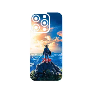 MAHOOT Legend of Zelda Game Series Cover Sticker for Apple iPhone 15 Pro