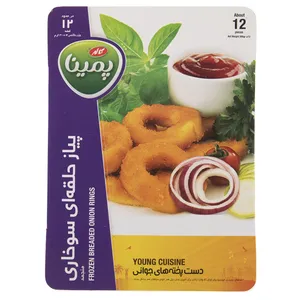 پیاز حلقه ای سوخاری منجمد پمینا کاله مقدار 300 گرم
