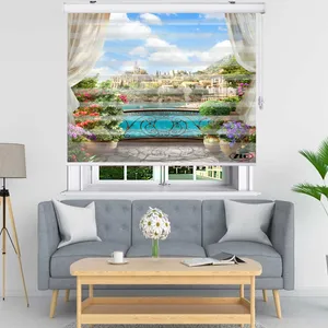  پرده زبرا زیو مدل L5009 سایز 150x280 سانتی متر