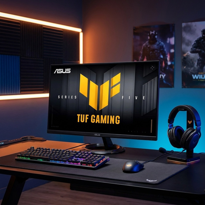 خرید و قیمت مانیتور گیمینگ 24 اینچ ایسوس مدل TUF Gaming VG249Q5R
