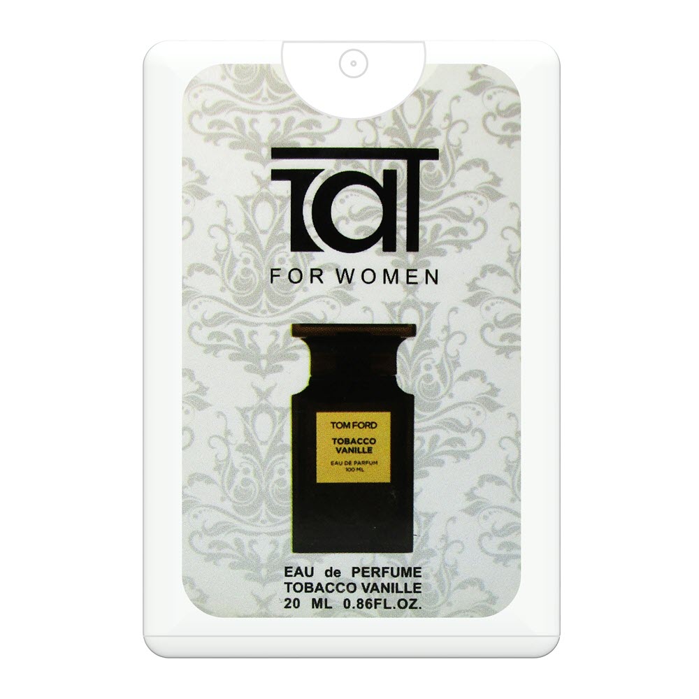 عطر جیبی زنانه تات مدل Tom Ford Tobacco Vanille حجم 20 میلی لیتر
