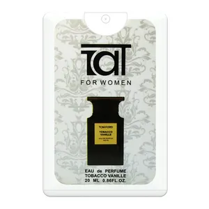 عطر جیبی زنانه تات مدل Tom Ford Tobacco Vanille حجم 20 میلی لیتر