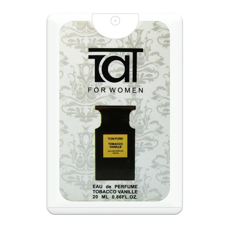 عطر جیبی زنانه تات مدل Tom Ford Tobacco Vanille حجم 20 میلی لیتر