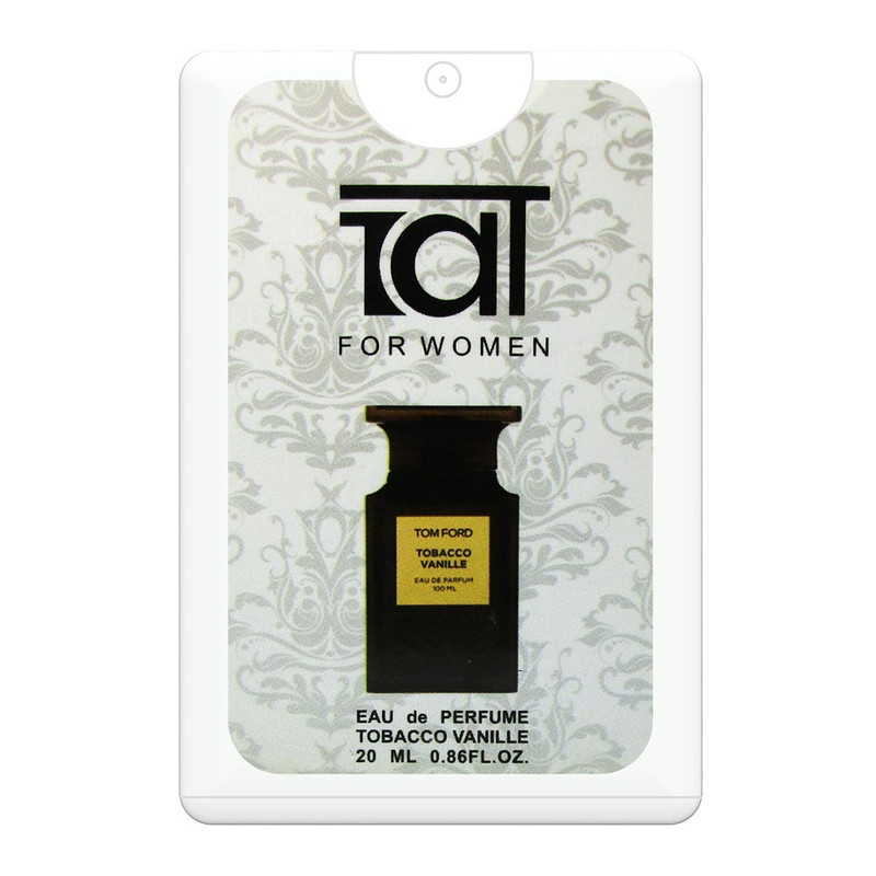 عطر جیبی زنانه تات مدل Tom Ford Tobacco Vanille حجم 20 میلی لیتر