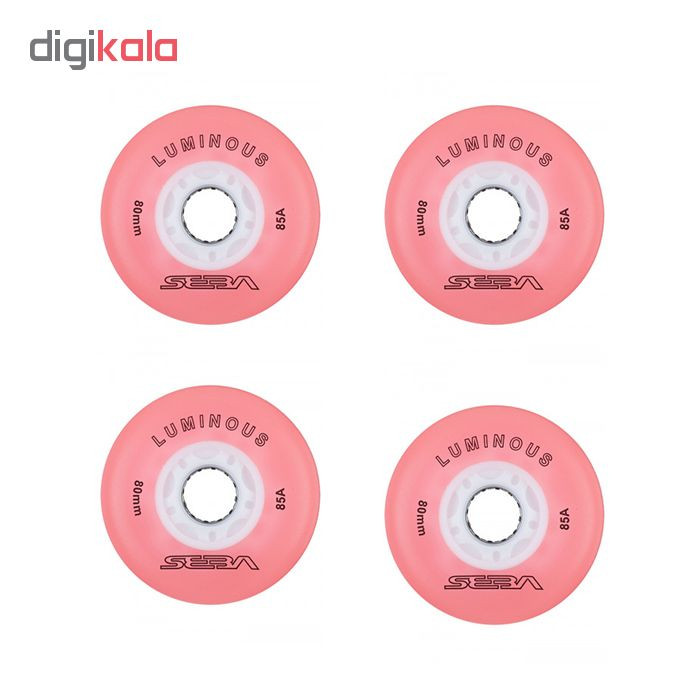 چرخ اسکیت سبا مدل Luminous 80MM بسته 4 عددی