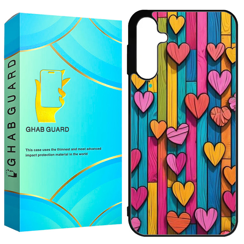 کاور قاب گارد طرح قلب مدل GCHPA55 مناسب برای گوشی موبایل سامسونگ Galaxy A55 5G
