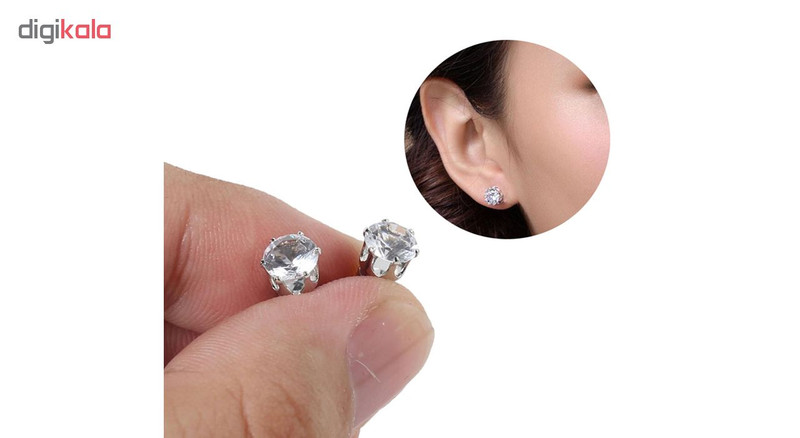 گوشواره مغناطیسی مدل Diamond