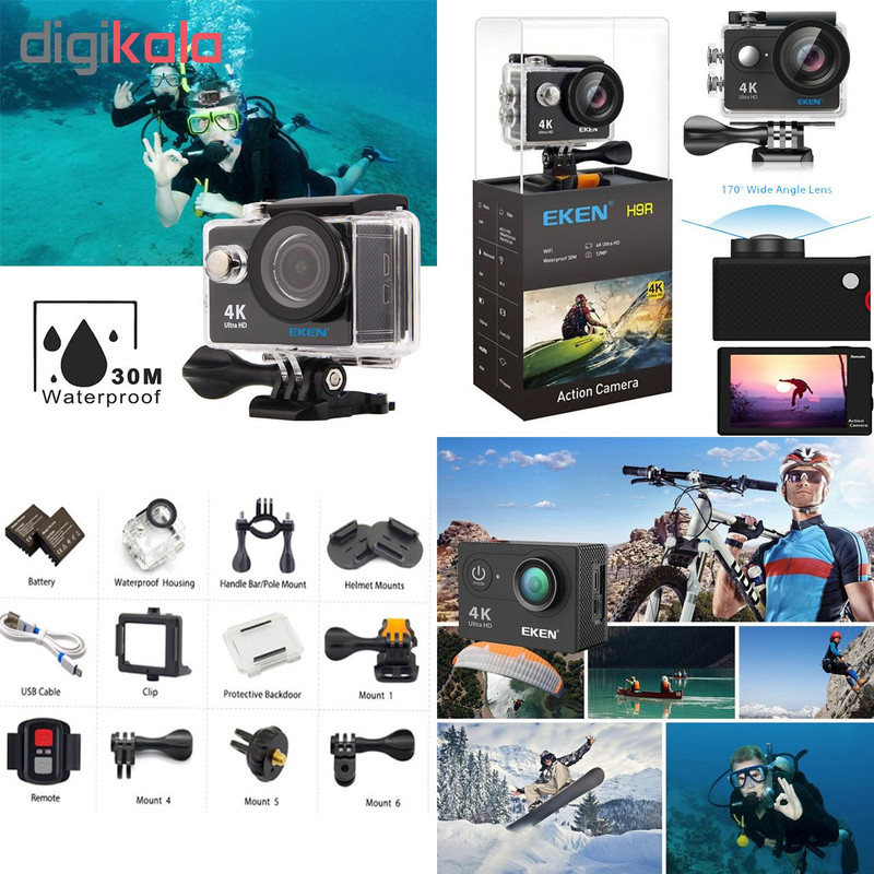 دوربین فیلم برداری ورزشی اکن مدل H9R 2