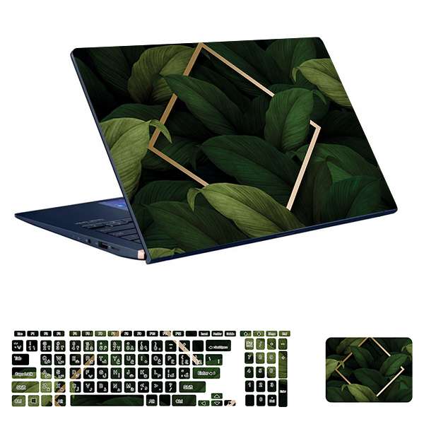 استیکر لپ تاپ توییجین و موییجین طرح Green کد 03 مناسب برای لپ تاپ 15.6 اینچ به همراه برچسب حروف فارسی کیبورد استیکر لپ تاپ توییجین و موییجین طرح Green کد 03 مناسب برای لپ تاپ 15.6 اینچ به همراه برچسب حروف فارسی کیبورد