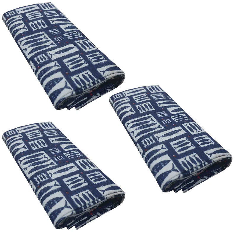 دستمال نظافت خانه و آشپزخانه پنبه‌، نخ مدل مانلی کد 06 بسته 3 عددی