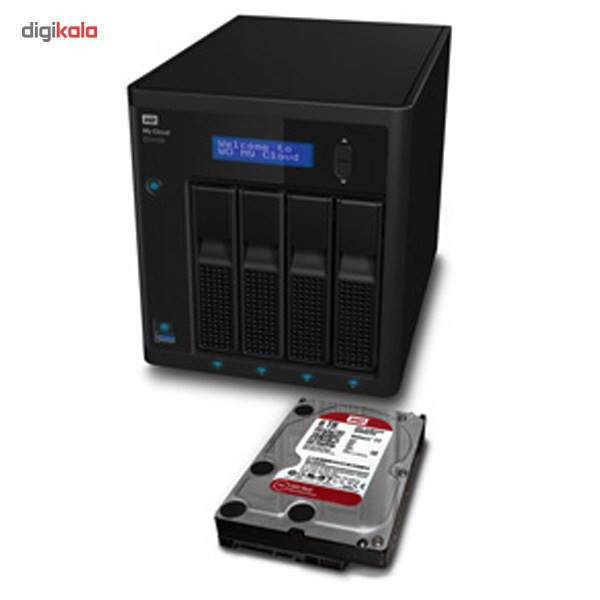 ذخیره ساز تحت شبکه 4Bay وسترن دیجیتال مدل My Cloud EX4100 ظرفیت 24 ترابایت