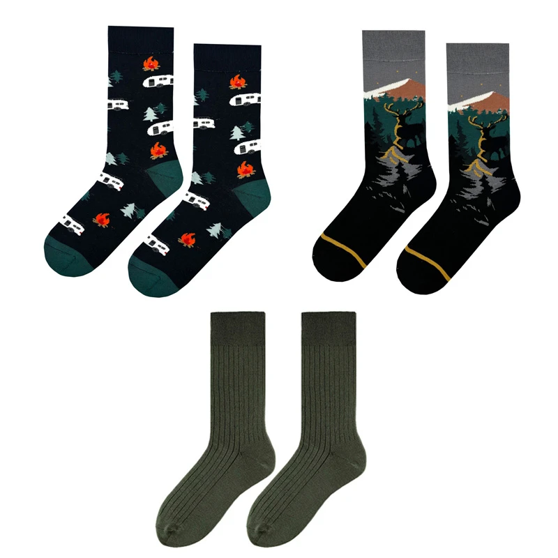 جوراب ساق بلند زنانه ال سون مدل افق کد PH1146 بسته 3 عددی