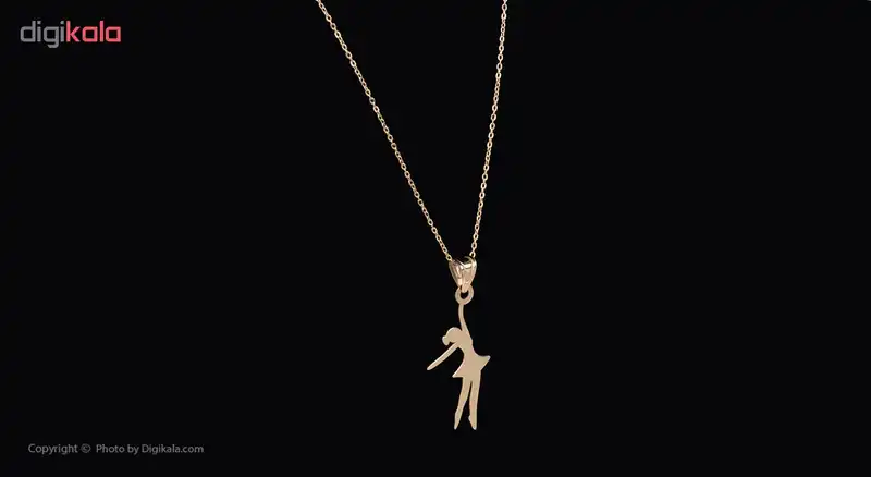 آویز گردنبند 18 عیار زنانه درنیکا مدل Dm1022