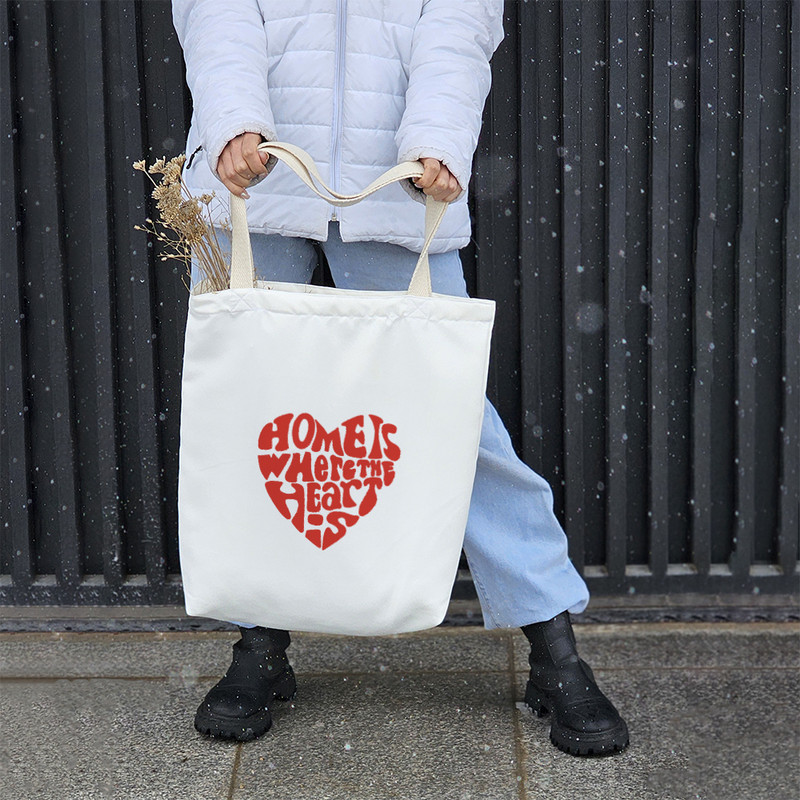 ساک خرید خندالو مدل خونه اونجاست که قلبته کد 9467