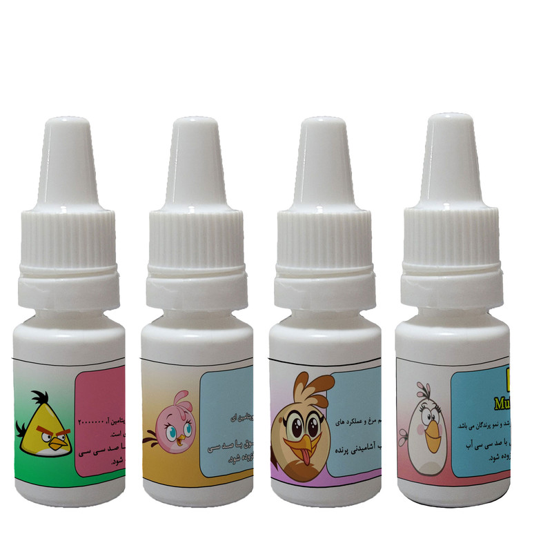 قطره تقویت نطفه پرندگان مدل کیمی کد 025 حجم 72 میلی لیتر مجموعه چهار عددی