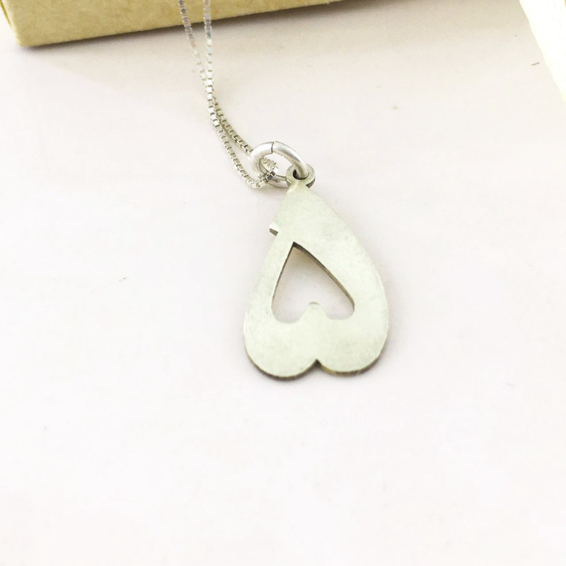 گردنبند نقره مردانه گالری عزیزی طرح عدد 5 مدل 15251