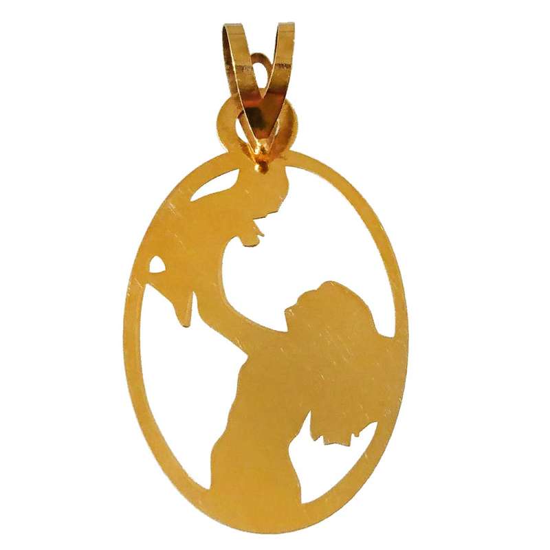 آویز گردنبند طلا 18عیار کانیار گالری مدل M942 آویز گردنبند طلا 18عیار کانیار گالری مدل M942