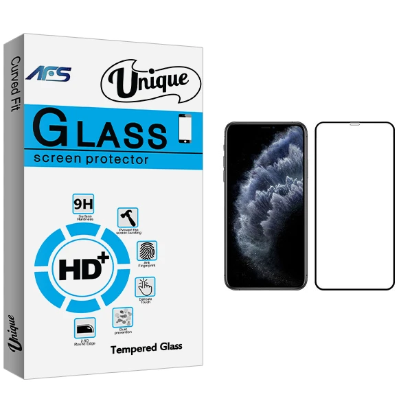 محافظ صفحه نمایش مات ای اف اس مدل Unique Glass مناسب برای گوشی موبایل اپل iPhone XS Max