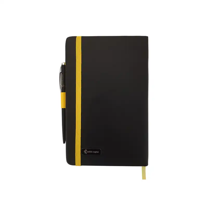 دفتر یادداشت پدیده نقش مدل رنگی به همراه خودکار