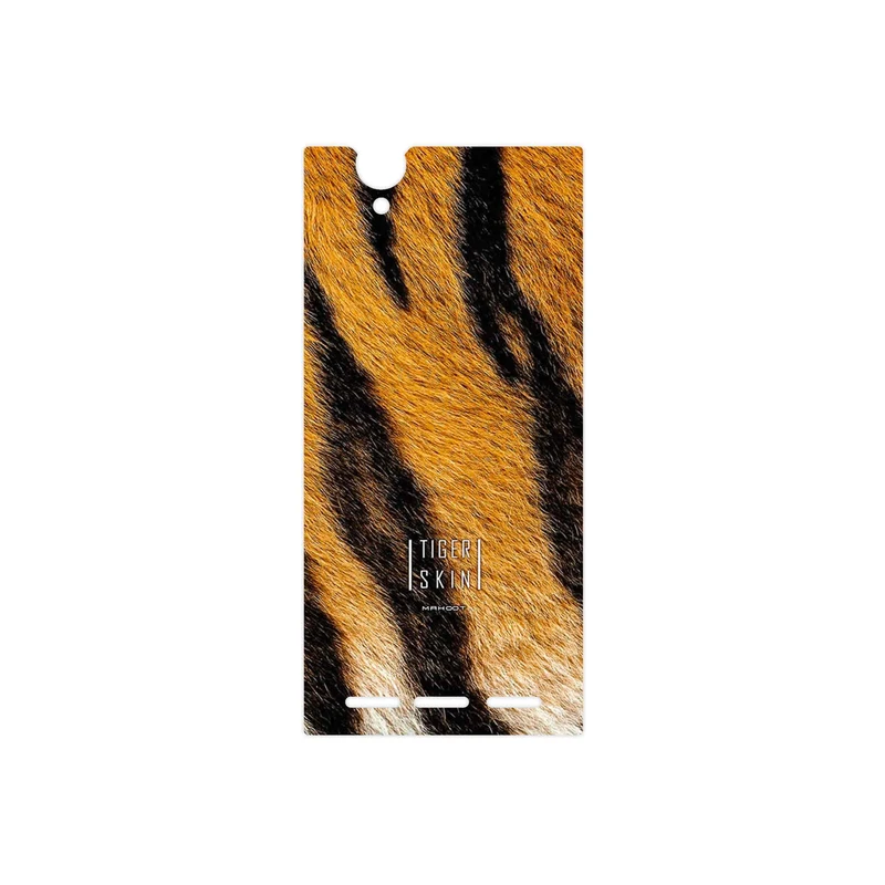 برچسب پوششی ماهوت مدل Tiger Skin مناسب برای گوشی موبایل سونی Xperia T2 Ultra