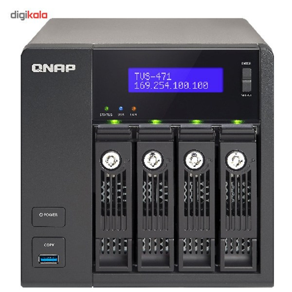 ذخیره ساز تحت شبکه کیونپ مدل TVS-471-PT-4G بدون هارددیسک