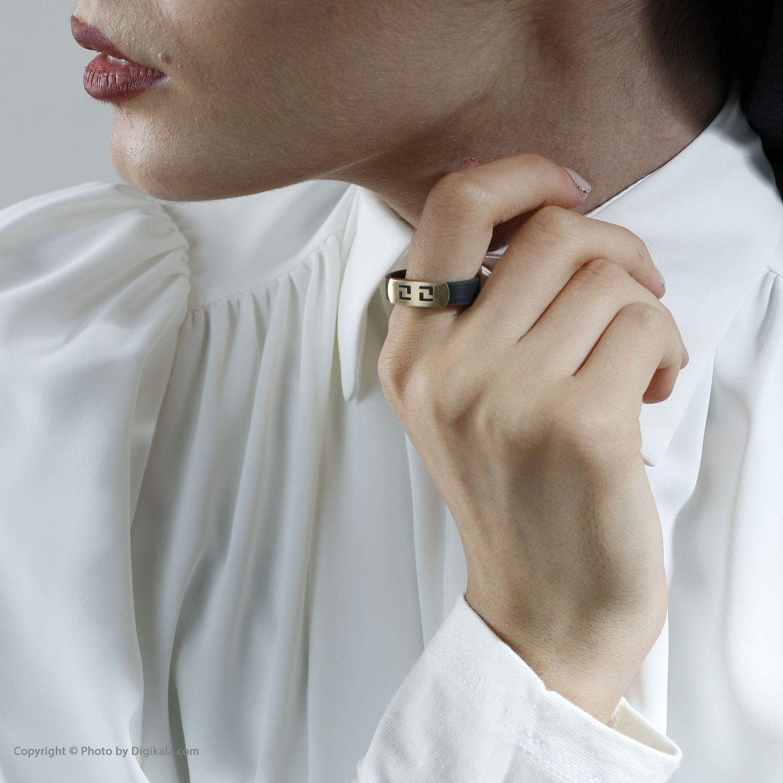 انگشتر طلا 18 عیار زنانه مایا ماهک مدل MR0232 -  - 5
