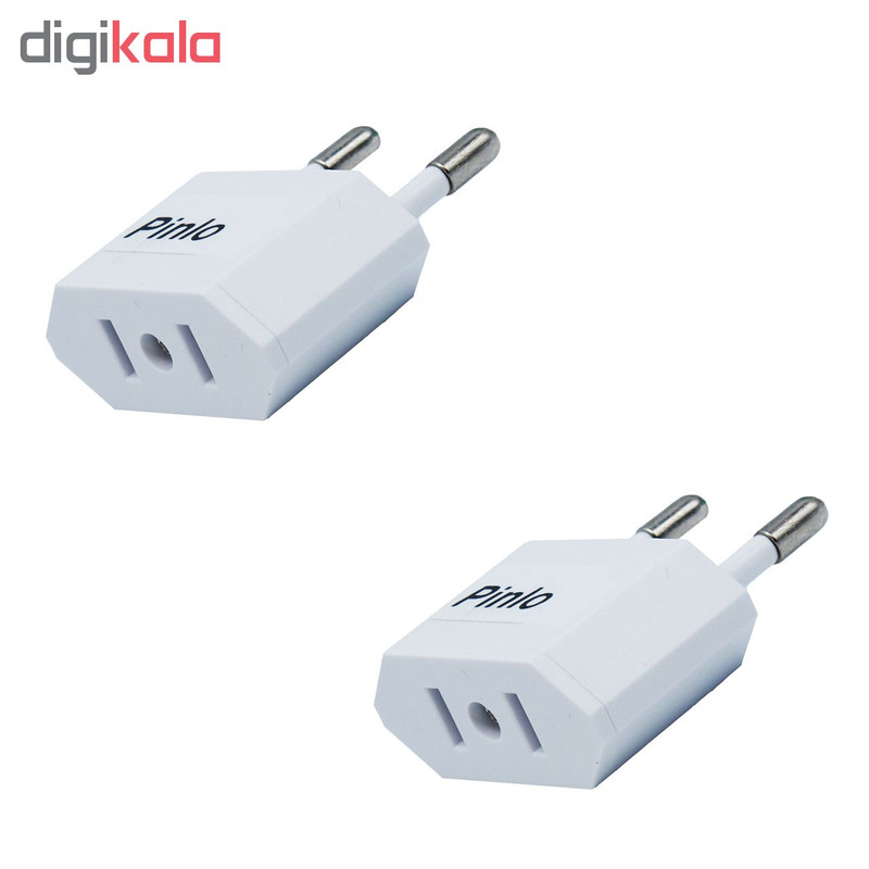 مبدل برق پینلو مدل AD-765-W بسته 2 عددی
