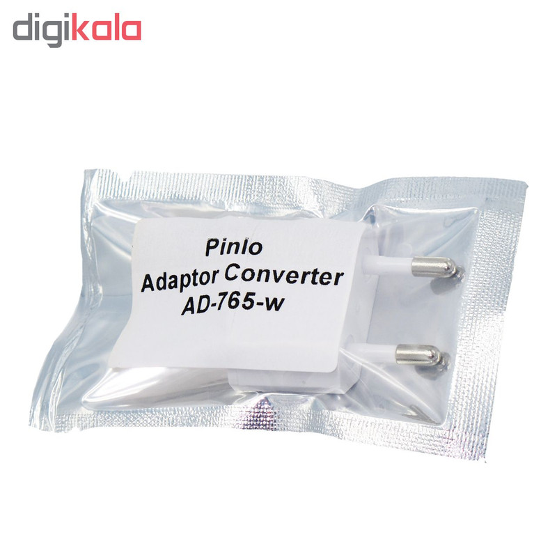 مبدل برق پینلو مدل AD-765-W بسته 2 عددی