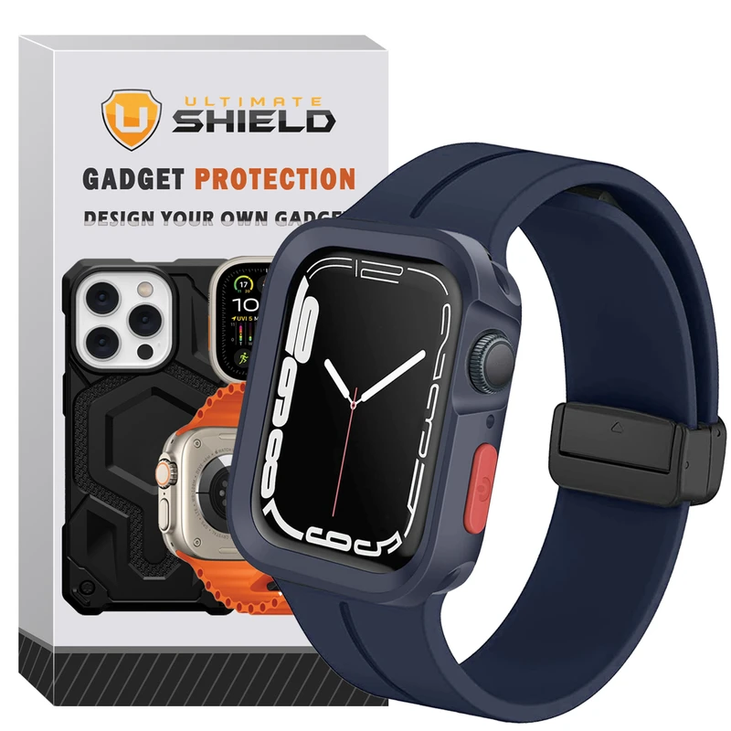 بند آلتیمیت شیلد مدل SIC Mag Defender مناسب برای اپل واچ سری 10 سایز 46mm به همراه کاور