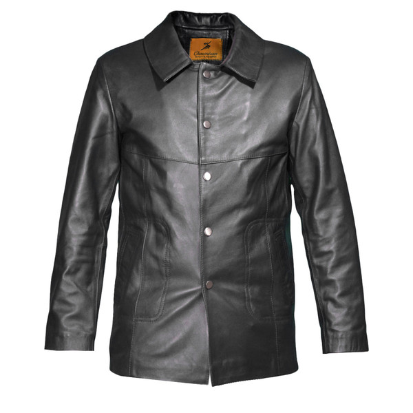کت چرم مردانه چرمیران مدل  fc1016 C-AS