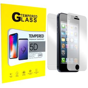 نقد و بررسی محافظ شیشه ای پشت و روی صفحه نمایش یونیفا گلس مدل Premium Tempered مناسب برای گوشی اپل آیفون iPhone 5/5c/se/5s توسط خریداران
