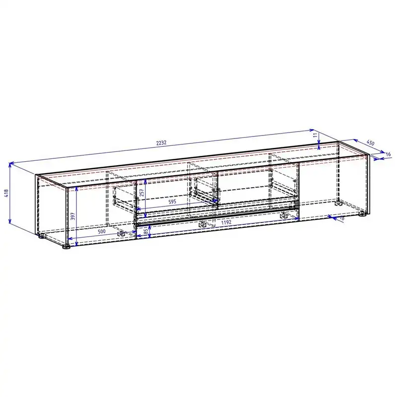 میز تلویزیون مدل باریس کد nf011