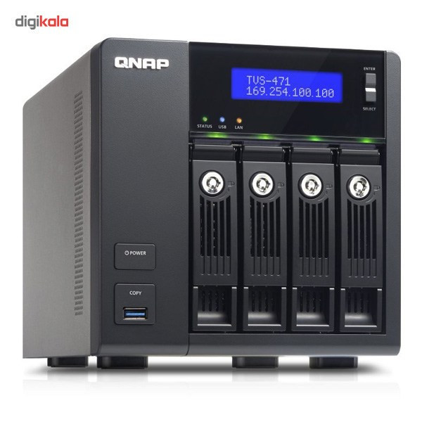 ذخیره ساز تحت شبکه کیونپ مدل TVS-471-PT-4G بدون هارددیسک